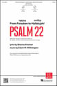 Psalm 22 SATB choral sheet music cover